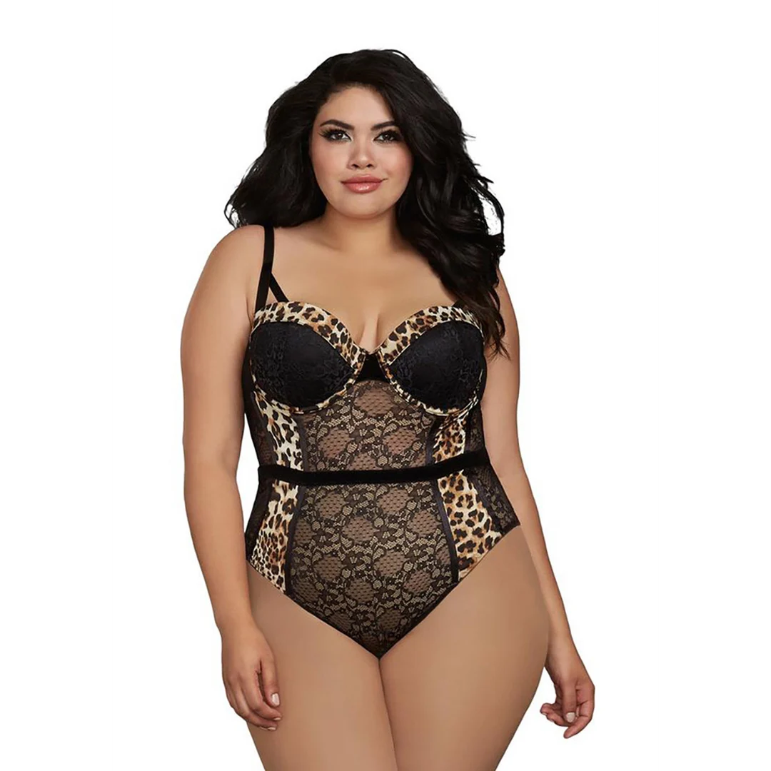 Dreamgirl body lingerie nero 1X - immagine 2