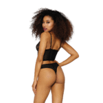 Set bustier Dreamgirl con pizzo galloon