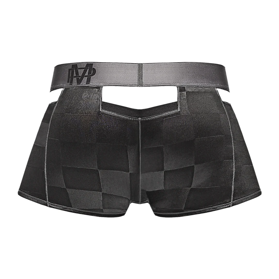 Male Power Cutout Shorts neri - immagine 4