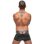 Male Power Cutout Shorts neri - immagine 2
