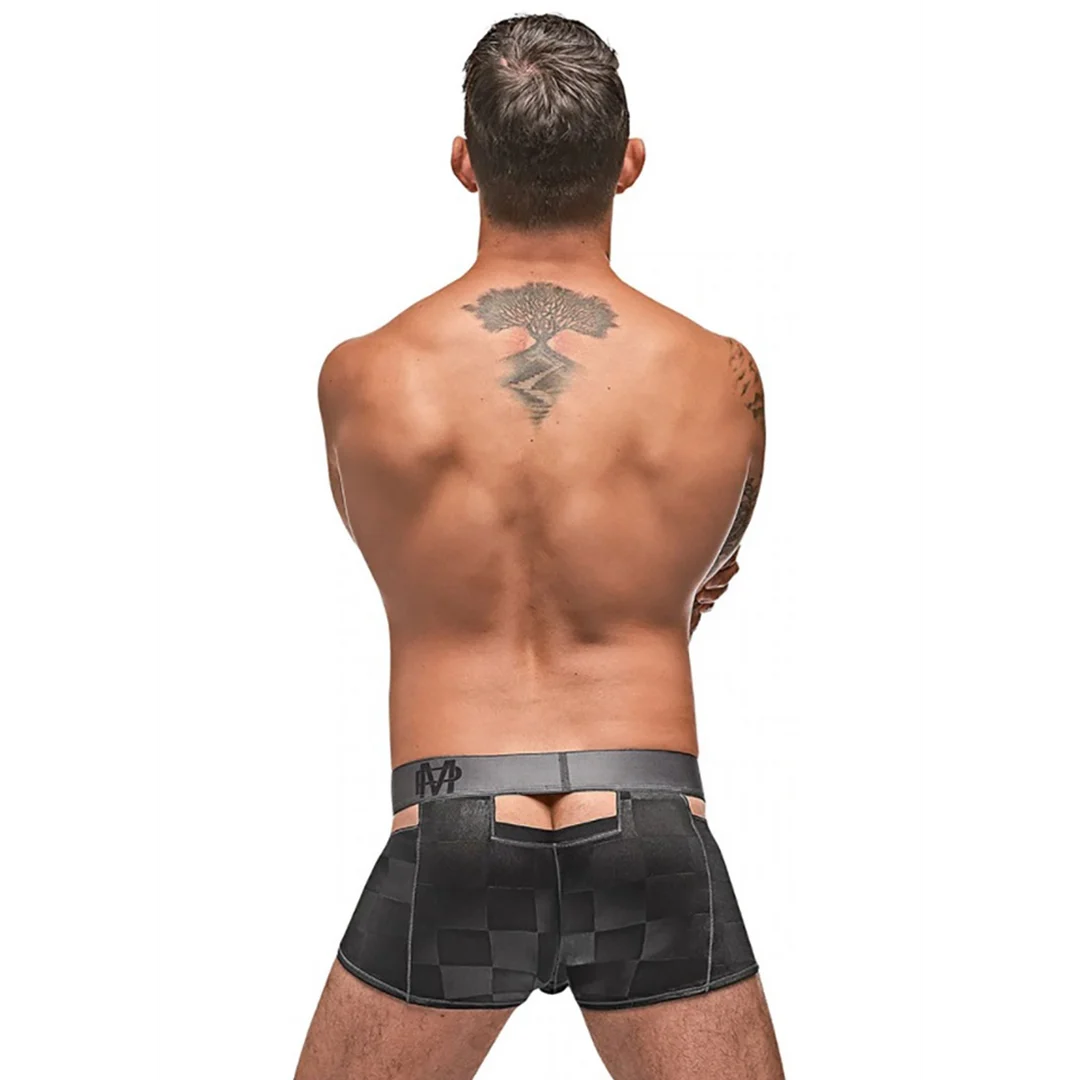 Male Power Cutout Shorts neri - immagine 2