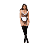 Costume da domestica con lingerie in pizzo per look giocosi, LIN - immagine 2