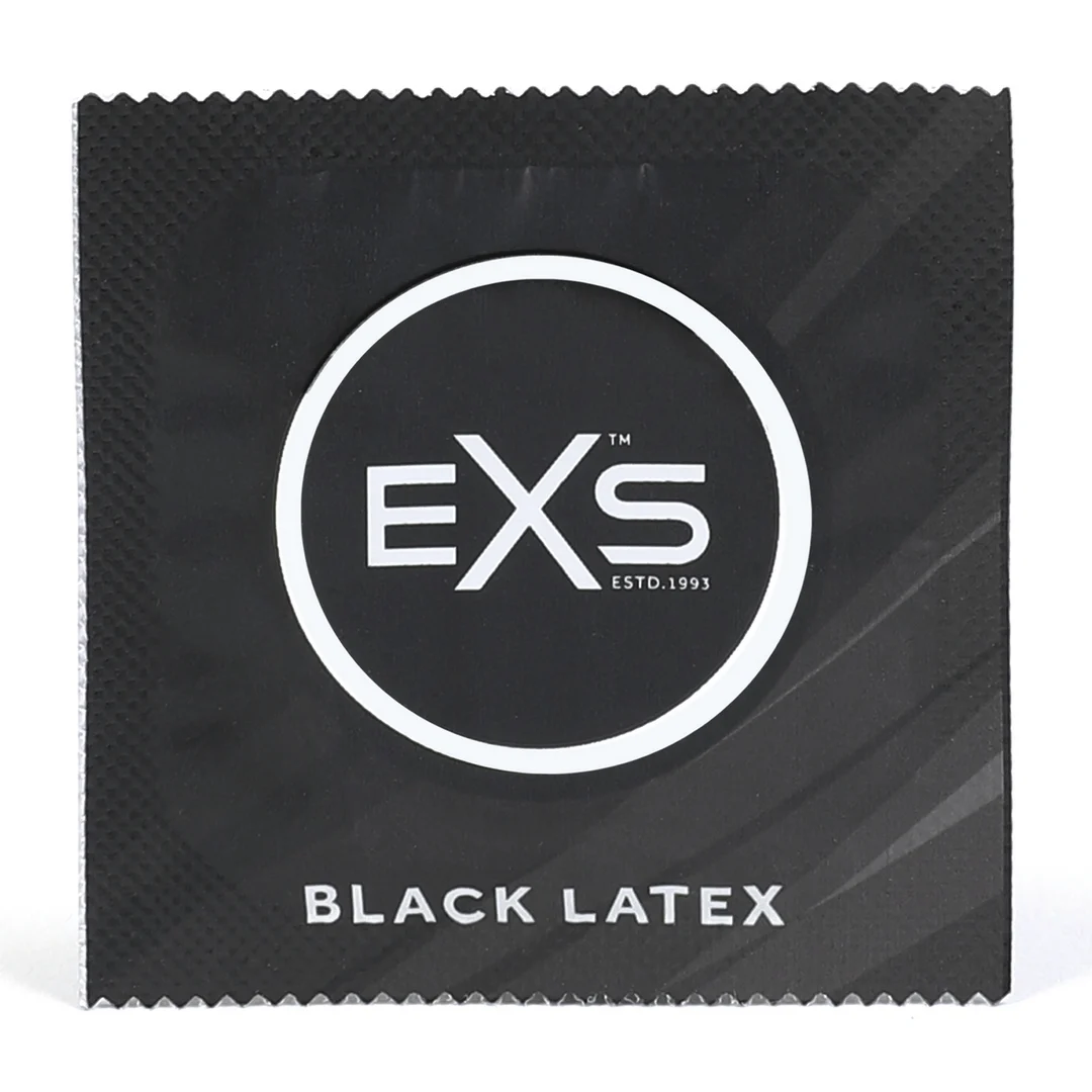 Preservativi EXS Black in lattice, 12 pezzi
