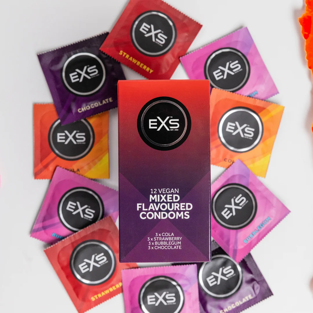 Preservativi EXS Mixed Flavored, 12 pezzi - immagine 2