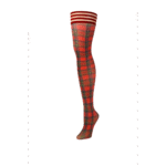 Calze a quadri rosse Grace - immagine 15