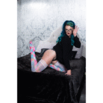 Calze arcobaleno sopra la coscia Gilly - immagine 7