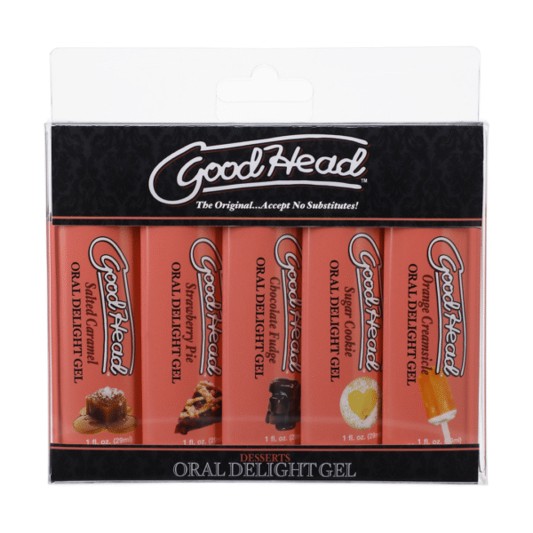 Doc Johnson Oral Delight gel dessert, 5 gusti
