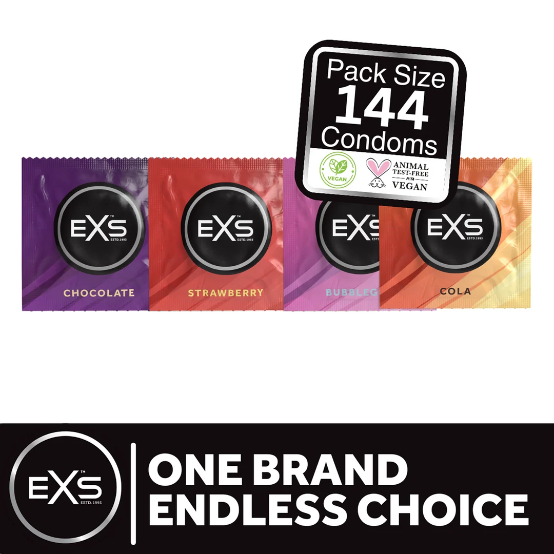 Preservativi EXS assortiti, 144 pezzi - immagine 2