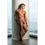 Slip da uomo, intimo sexy maschile con stampa Pride e pouch – Male Power - immagine 11