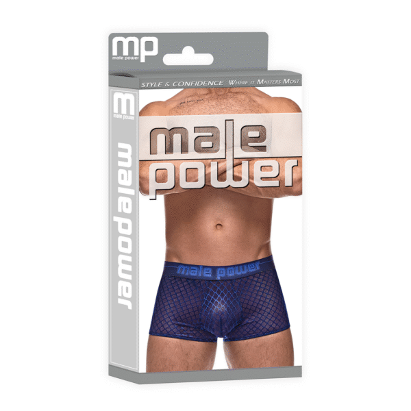 Male Power Mini Short blu navy