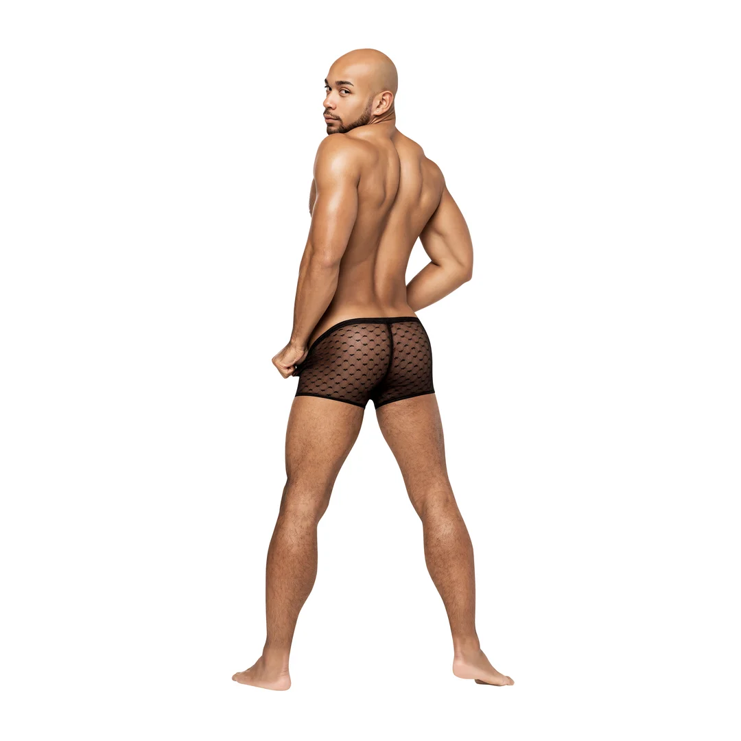 145279BKLG-5 Mini short da uomo con vestibilità confortevole e stile sexy di Male Power - immagine 1