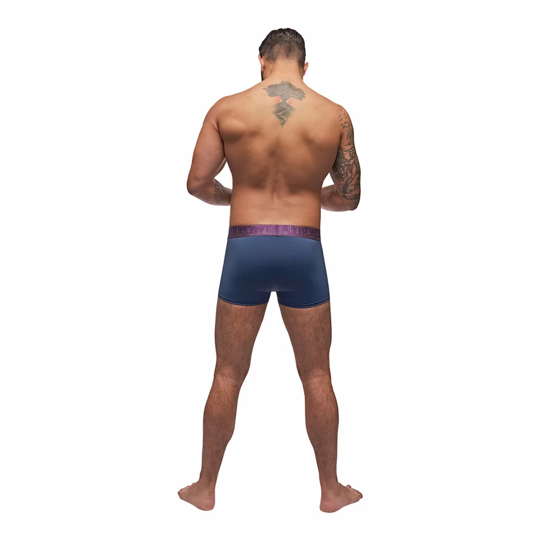 150249ABLG-5 Male Power Enhancer Short blu anticato - immagine 1