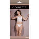 Bralette Coquette e slip con apertura inguinale
