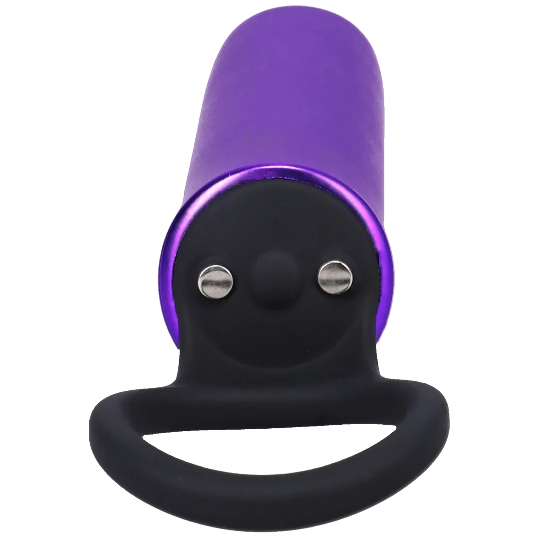 Vibratore Doc Johnson Power Play con anello in silicone per una presa sicura - immagine 2