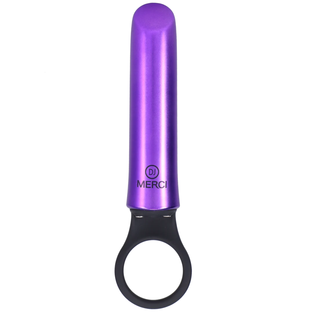 Vibratore Doc Johnson Power Play con anello in silicone per una presa sicura - immagine 3