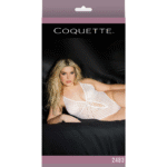Teddy sgambato con mesh a rombi e dettaglio a fiocco per look curvy · Coquette