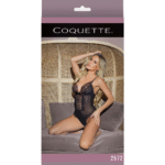 Sexy teddy plus size con cavallo scoperto e dettagli in pizzo per valorizzare le curve – LIN - immagine 6