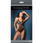 Teddy in pizzo con collo all'americana e cavallo aperto per un look seducente – LIN