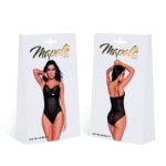 Body Mapalé effetto bagnato nero 1X/2X - immagine 12