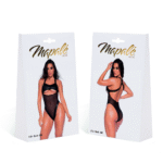 Body effetto bagnato con design sotto il seno per una silhouette seducente – LIN