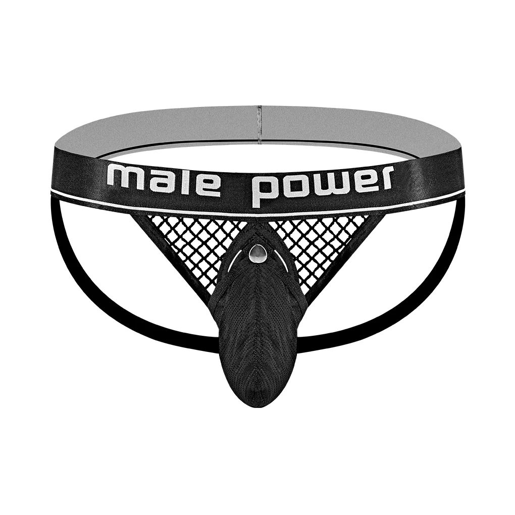 Sospensorio Male Power con anello fallico nero - immagine 16