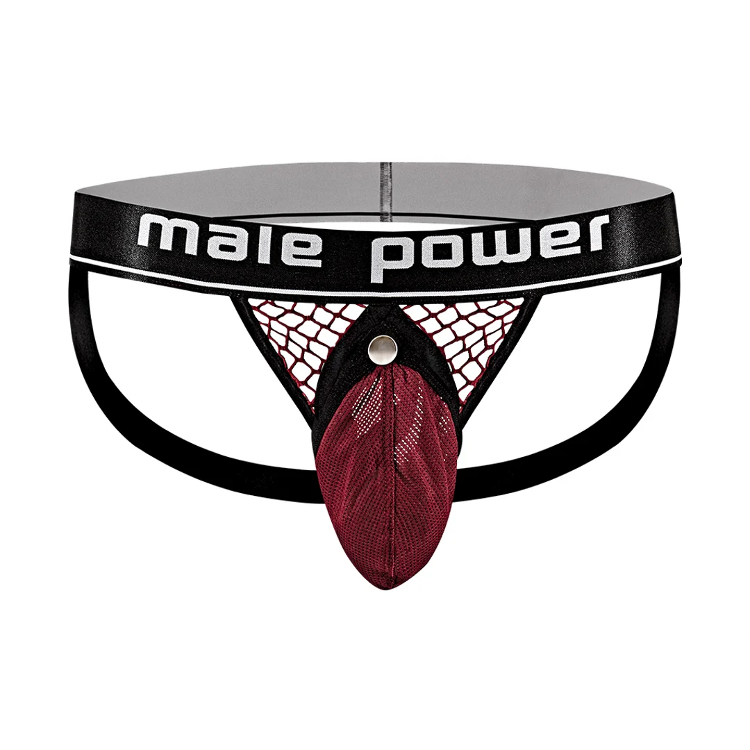 Sospensorio Male Power con anello fallico nero - immagine 22