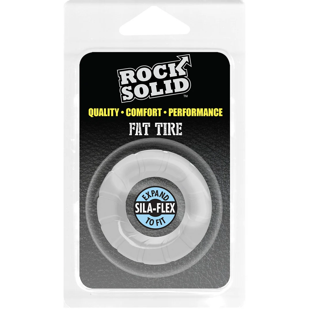 Anello fallico non vibrante in silicone morbido Fat Tire - immagine 1