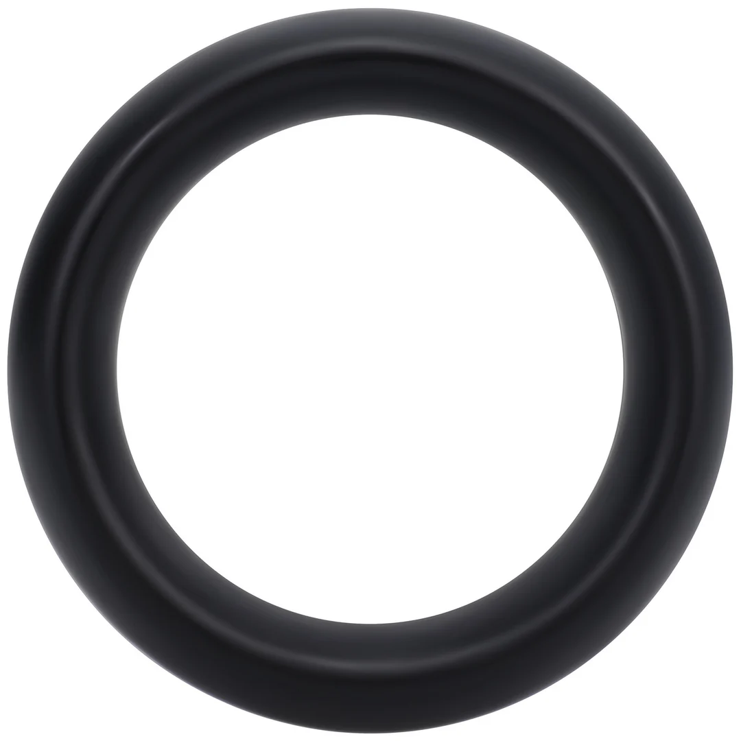 Anello fallico con fascia piatta, Medium - immagine 4
