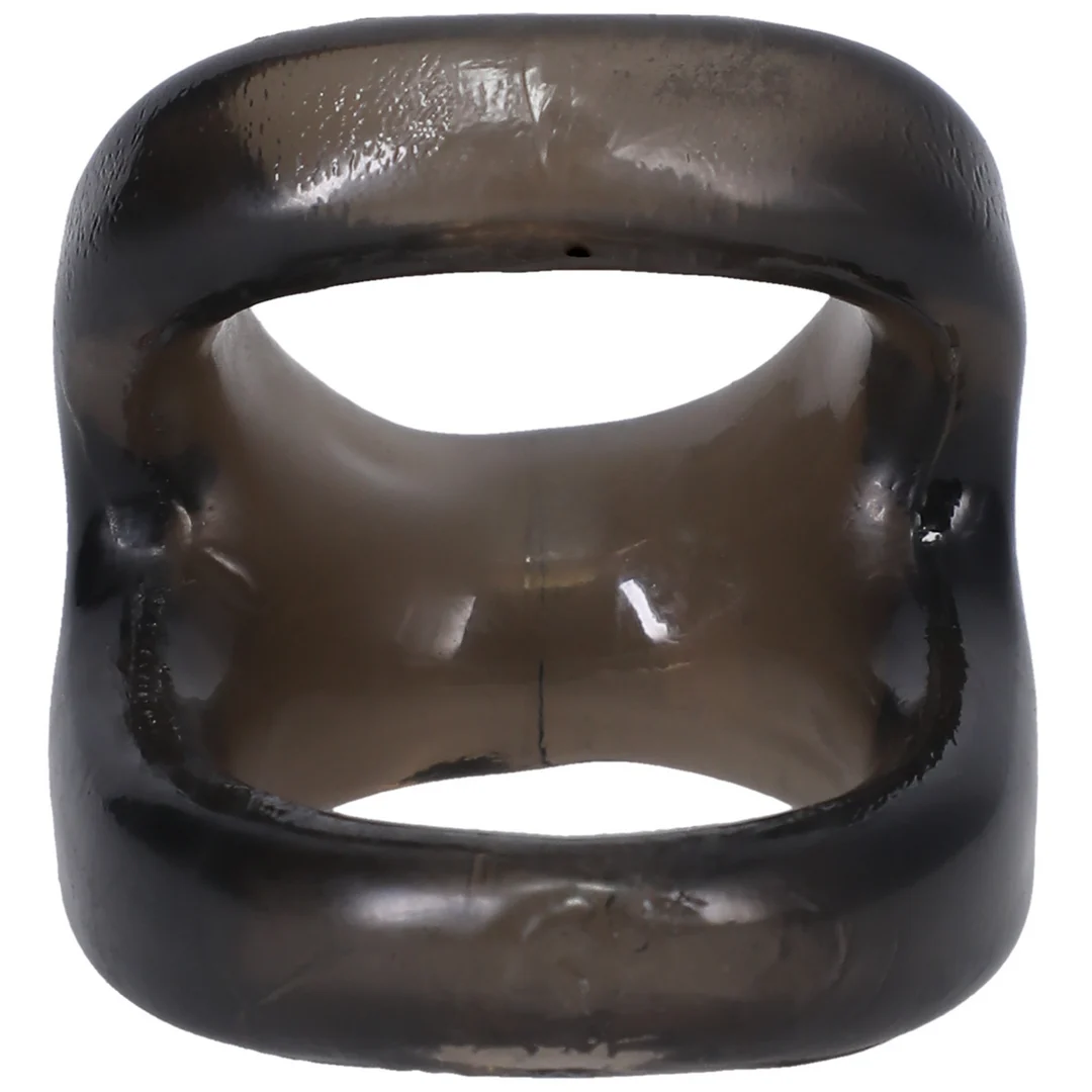 Anello fallico senza vibrazione con supporto aggiuntivo per i testicoli – Anello fallico - immagine 2