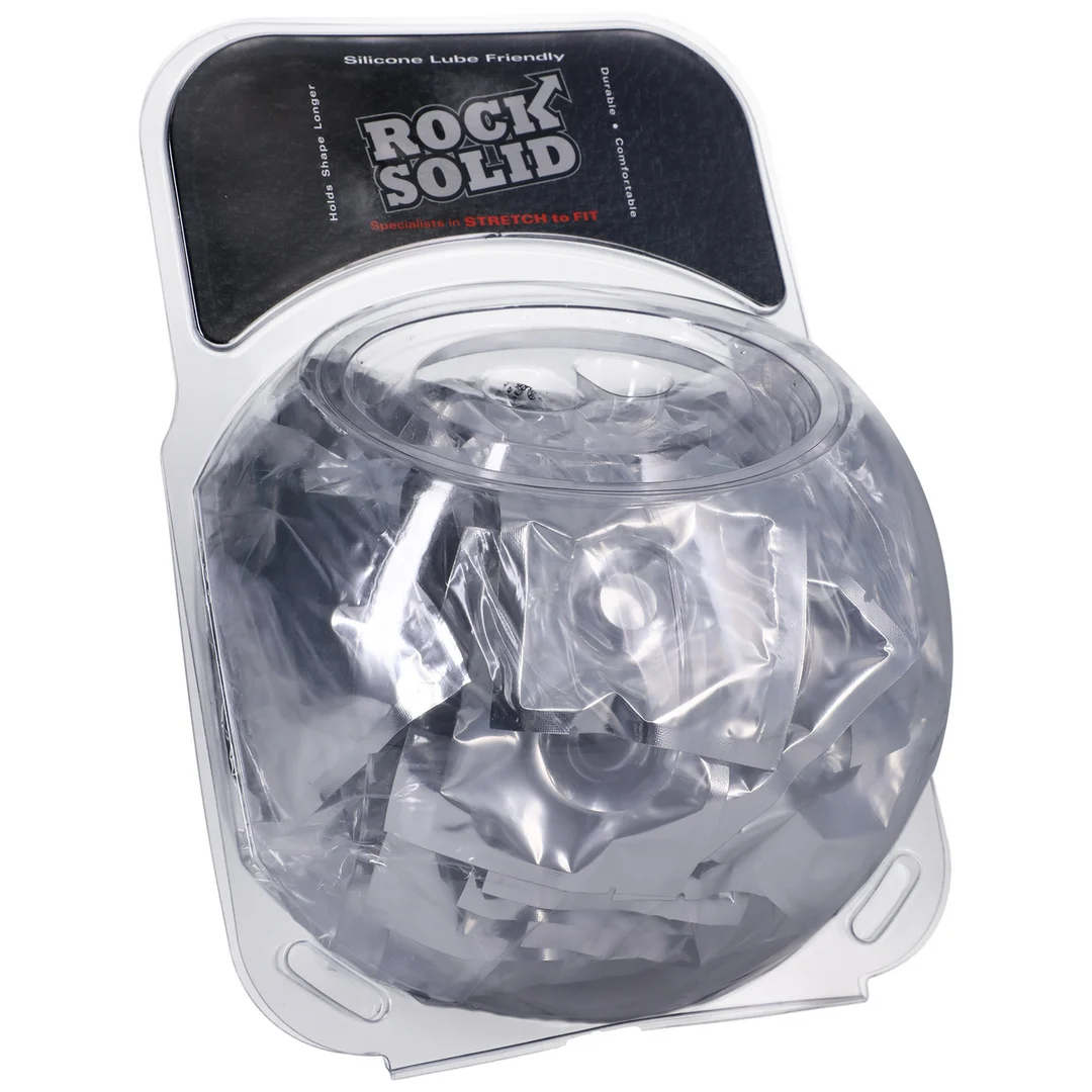 Cockring non vibrante in TPE super elasticizzato – Clambowl 100 pezzi - immagine 2
