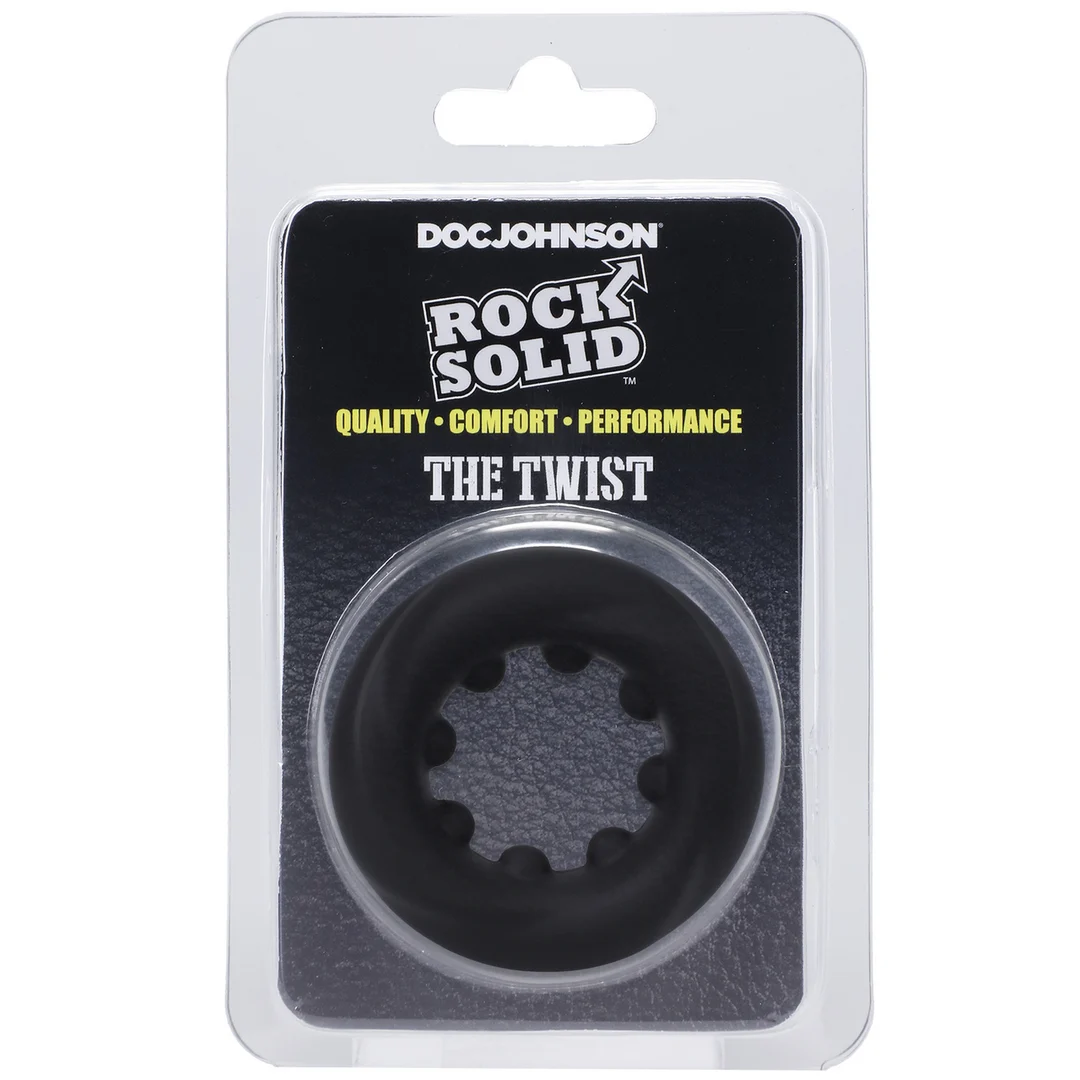 Anello fallico in silicone The Twist - immagine 1
