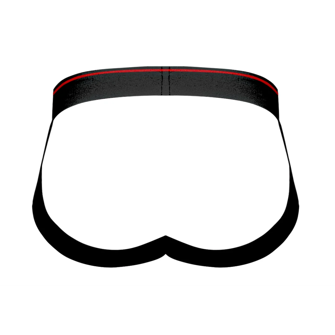 Jockstrap da uomo dal gusto sportivo rétro per una silhouette definita – Male Power - immagine 4