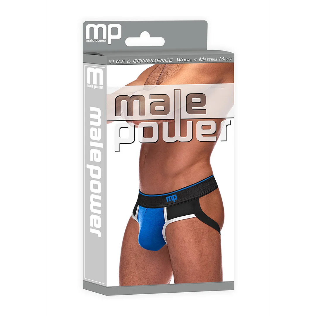 Jockstrap da uomo dal gusto sportivo rétro per una silhouette definita – Male Power - immagine 6
