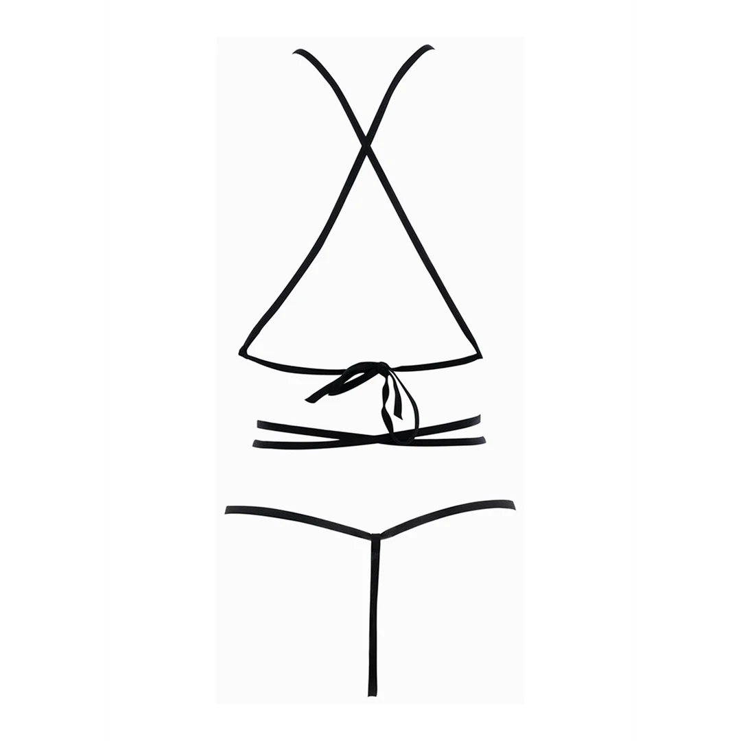 Body con coppe aperte e fasce avvolgenti, per un look seducente e lingerie sexy | LIN - immagine 4