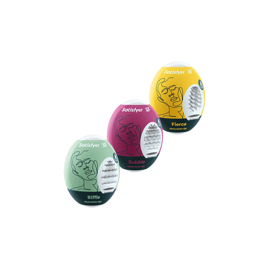 Stroker tascabile con texture simile alla pelle: Riffle, Bubble, Fierce - immagine 2
