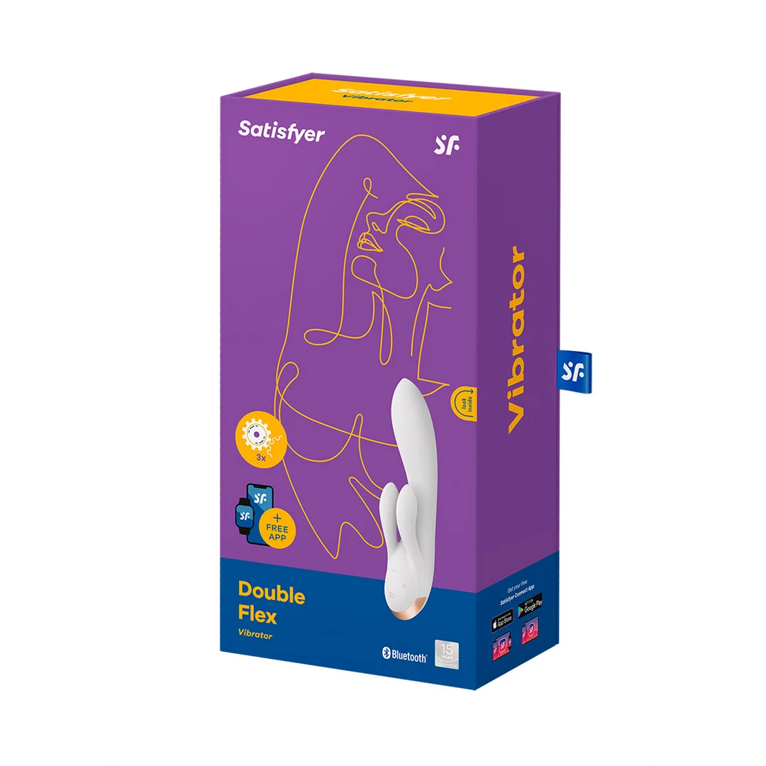 Satisfyer rabbit vibrator controllabile tramite app e ricaricabile – Satisfyer bianco - immagine 1