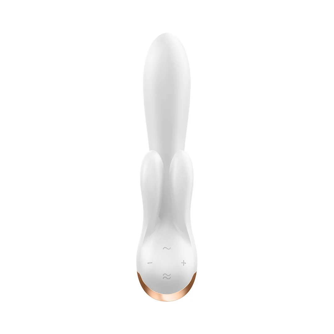 Satisfyer rabbit vibrator controllabile tramite app e ricaricabile – Satisfyer bianco - immagine 2