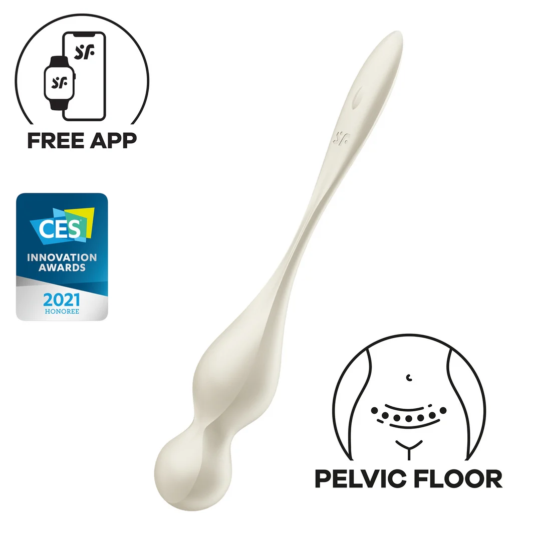 Satisfyer Love Birds 1 allenatore del pavimento pelvico, bianco - immagine 5