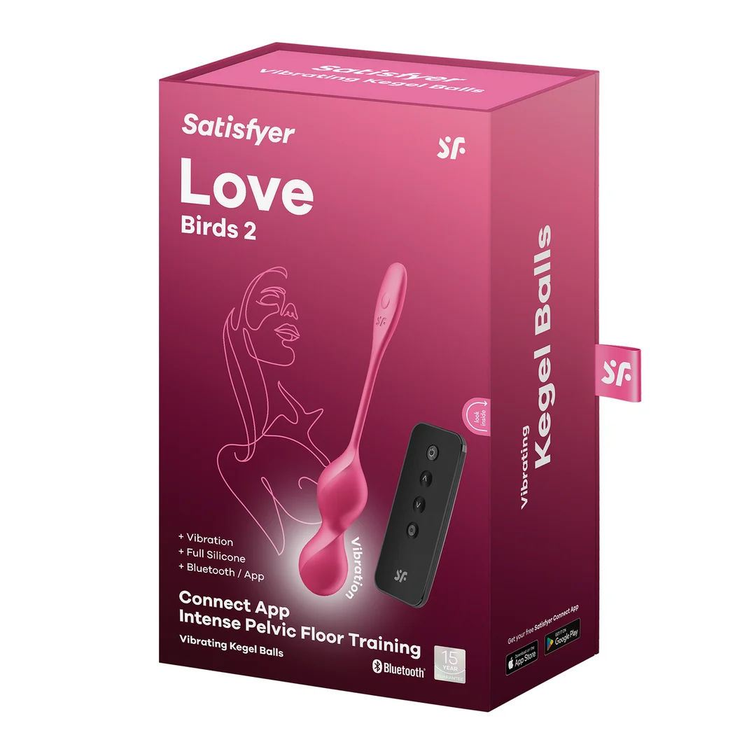 Sex toy per coppie con telecomando – Love Birds 2 – Esercizi di Kegel e stimolazione del punto G – Rosa - immagine 1