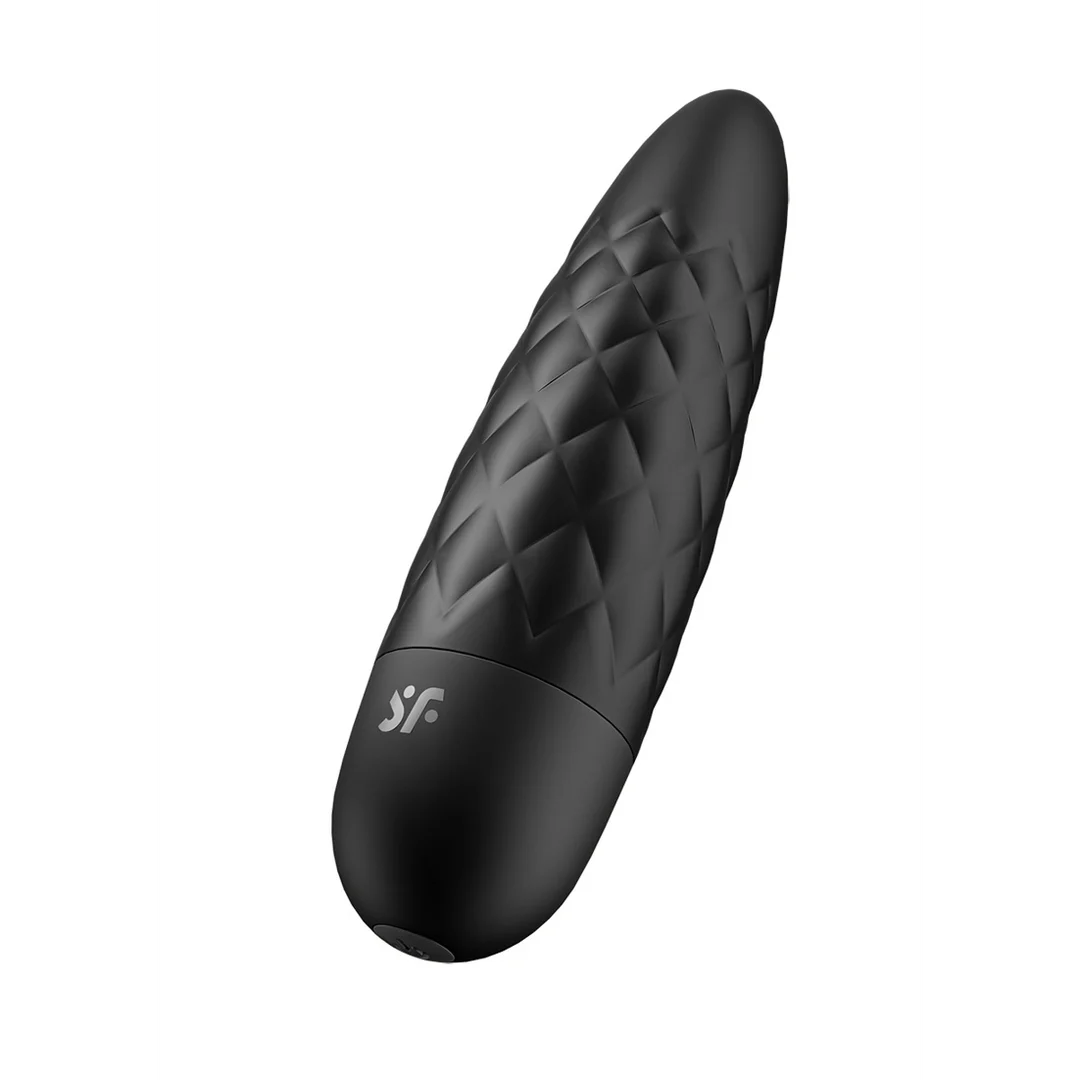 Mini vibratore Satisfyer – punta mirata e texture punteggiata – Satisfyer nero - immagine 2