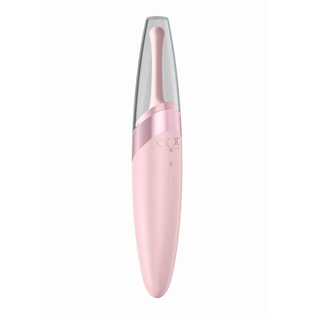 Vibratore Bullet Satisfyer con punta rotante – rosa antico - immagine 4