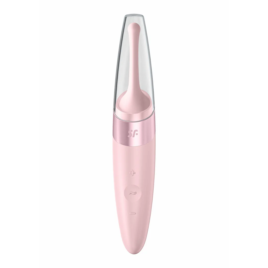 Vibratore Bullet Satisfyer con punta rotante – rosa antico - immagine 5
