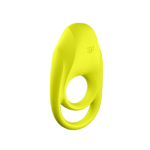 Anello fallico vibrante con stimolatore clitorideo – Spectaculaire – Anello fallico vibrante a doppia fascia – Verde neon - immagine 4