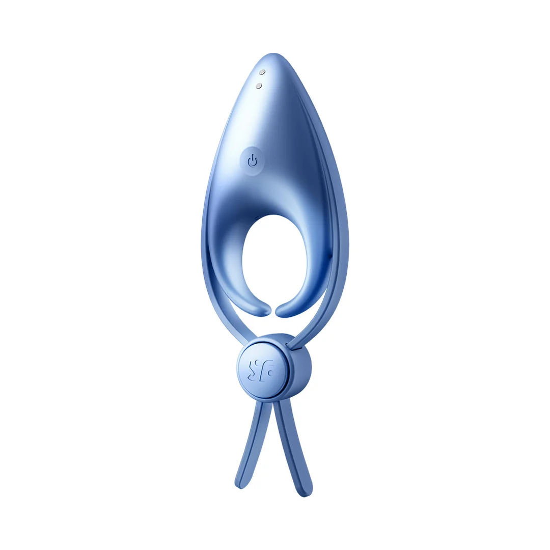 Satisfyer Sniper anello vibrante per il pene blu grigio - immagine 3