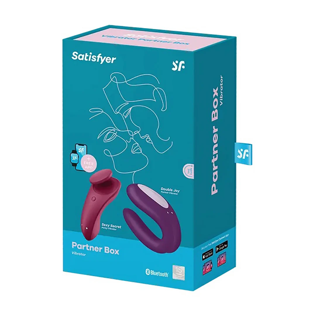 Vibratore doppio con vibrazioni profonde – Set Partner Box 1 - Set di sex toy - immagine 1