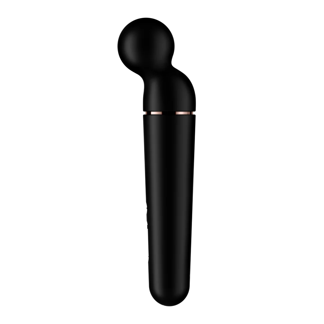 Satisfyer wand vibrator, 10 programmi e 6 livelli di intensità, Satisfyer nero e oro rosa - immagine 5