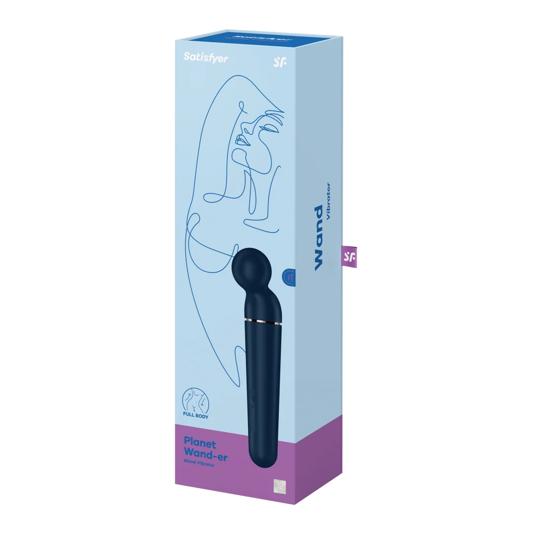 Satisfyer wand vibrator, 10 programmi e 6 livelli di intensità, Satisfyer nero e oro rosa - immagine 6