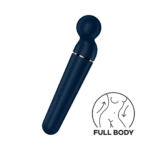 Satisfyer wand vibrator, 10 programmi e 6 livelli di intensità, Satisfyer nero e oro rosa - immagine 7