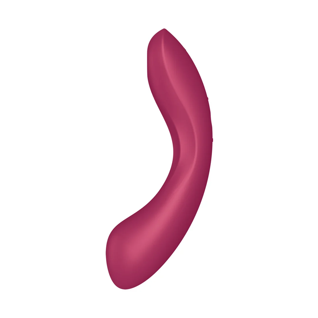 Satisfyer vibratore doppio con Air Pulse, rosso - immagine 2
