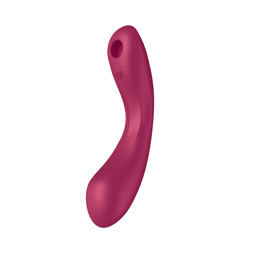 Satisfyer vibratore doppio con Air Pulse, rosso - immagine 6